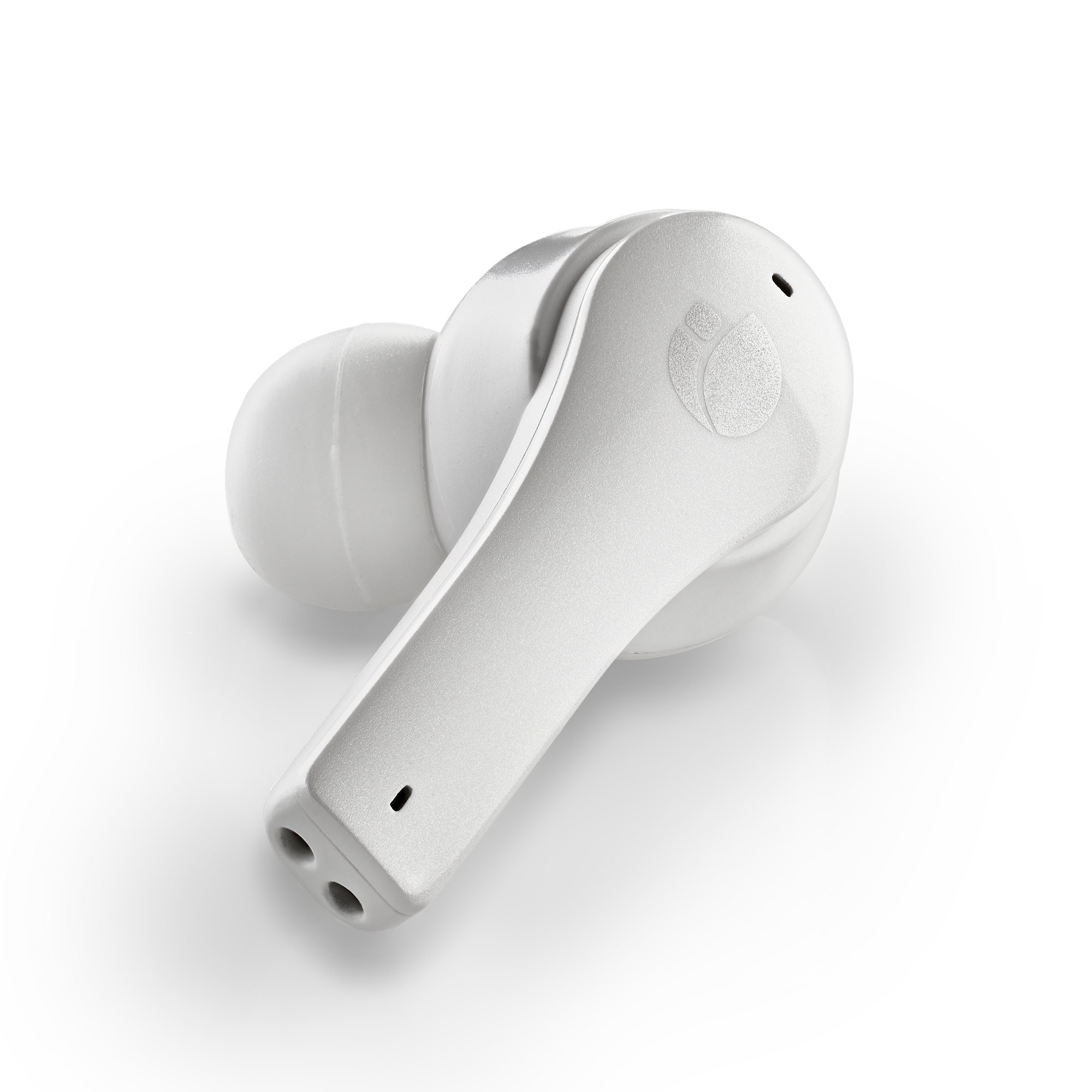 AURICULARES INALAMBRICOS NGS ARTICA BLOOM WHITE BLUETOOTH 5.1 + ESTUCHE DE CARGA / BLANCO
