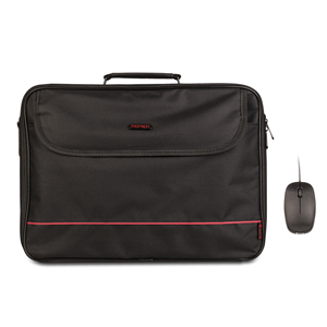 MALETIN NGS BUREAU KIT PARA PORTATILES 16" + RATON OPTICO CON CABLE
