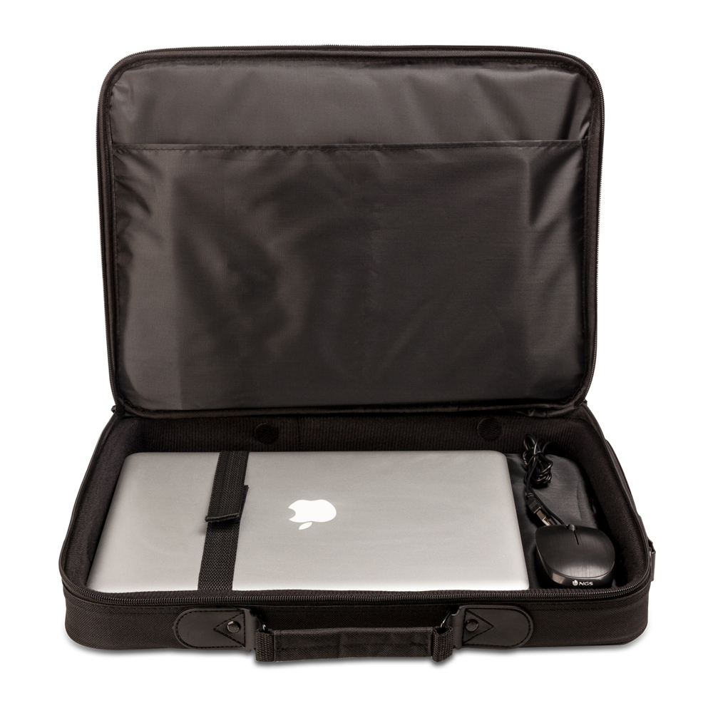MALETIN NGS BUREAU KIT PARA PORTATILES 16" + RATON OPTICO CON CABLE