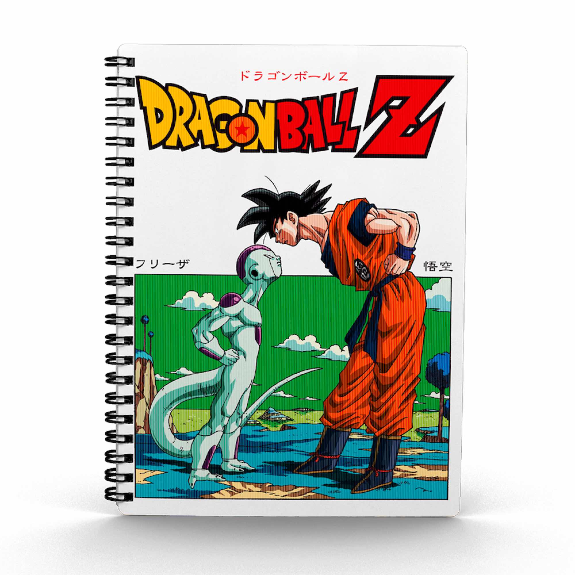 LIBRETA EFECTO 3D FRIEZA VS GOKU DRAGON BALL Z
