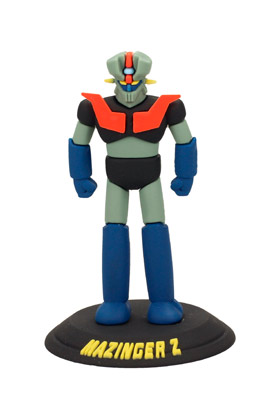 MINI FIGURA SD TOYS GOMA MAZINGER Z MAZINGER Z 9CM