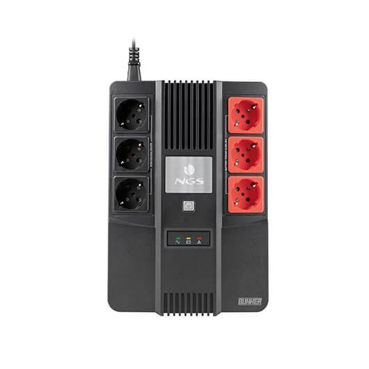 SAI/UPS 600VA NGS FORTRESS BUNKER 3+3XSCHUCKO FORTRESSBUNKER / INTERACTIVO