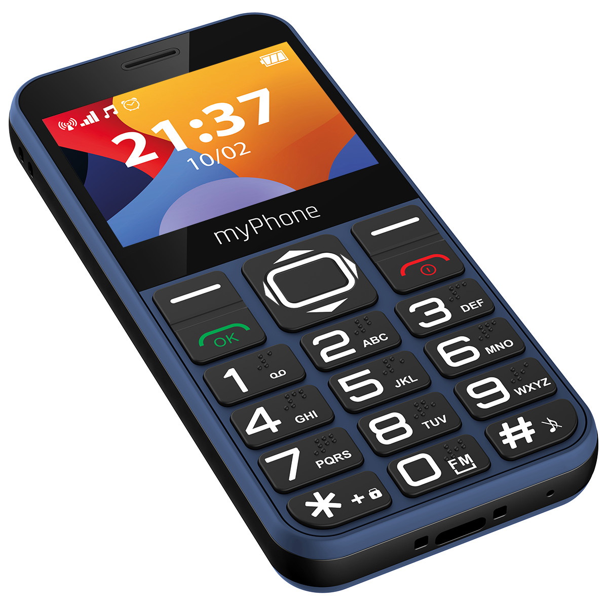TELEFONO MOVIL MYPHONE HALO 3 BLUE 2.3"/ 0.3MPX/ 2G / AZUL