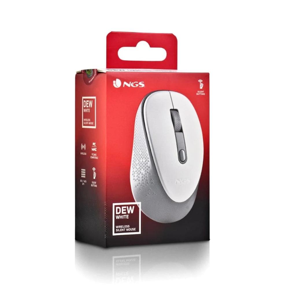 RATON INALAMBRICO NGS DEWWHITE BLANCO