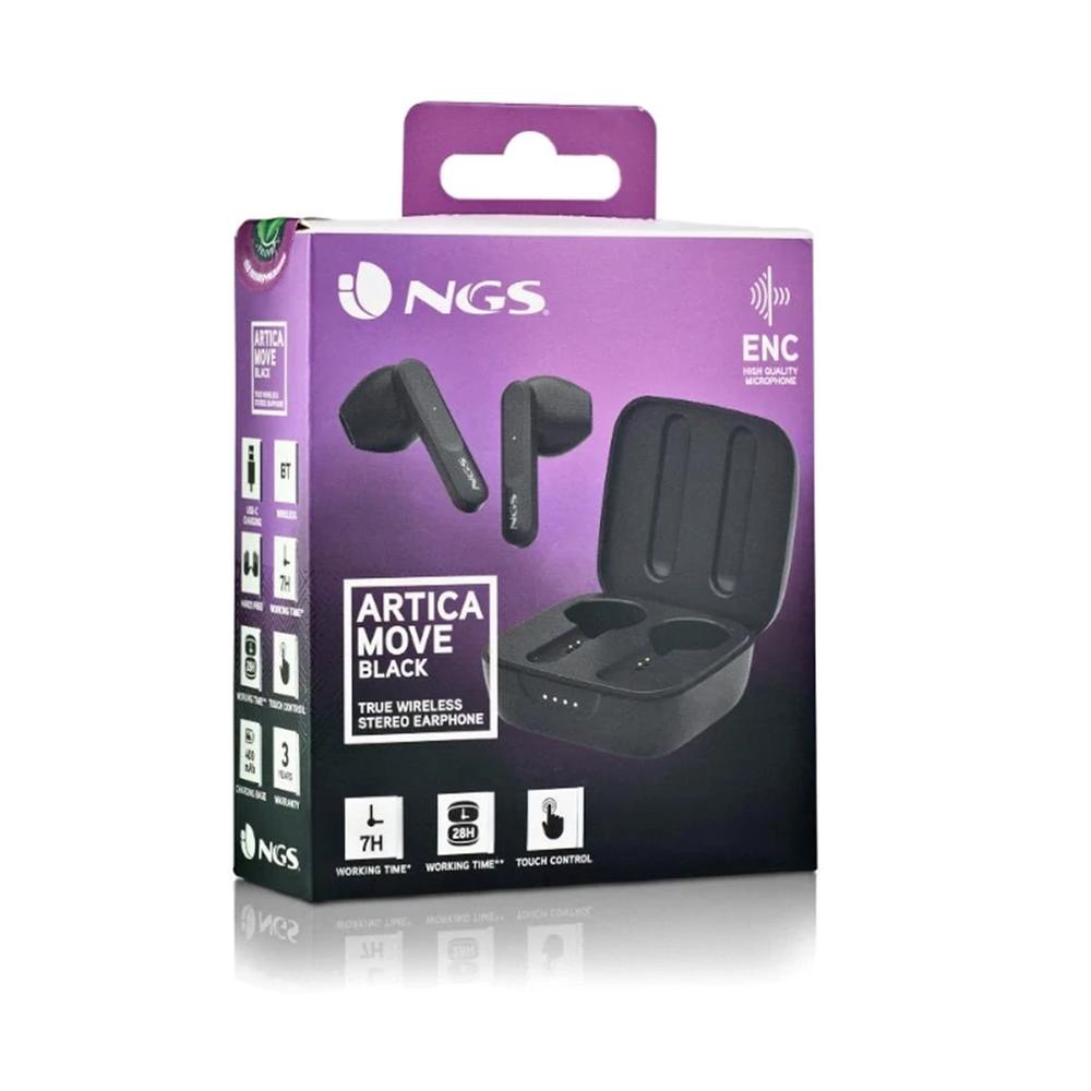 AURICULARES NGS ARTICA MOVE INALAMBRICO NEGRO
