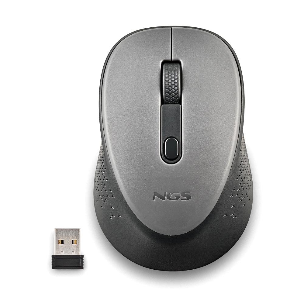 NGS RATON INALAMBRICO NGS DEWWHITE GRIS
