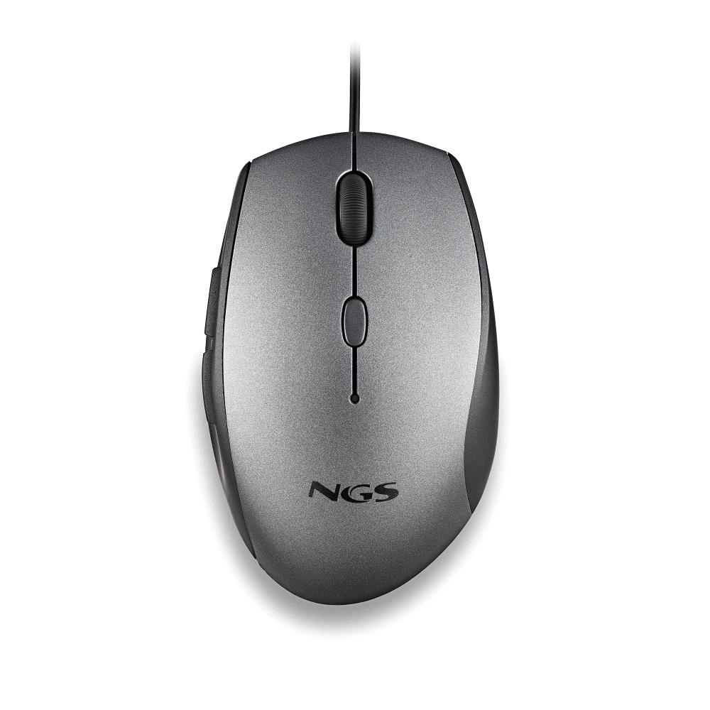 RATON NGS WIRED ERGO SILENT MOUSE GRIS