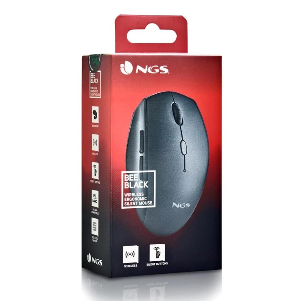 RATON INALAMBRICO NGS BEEBLACK NEGRO
