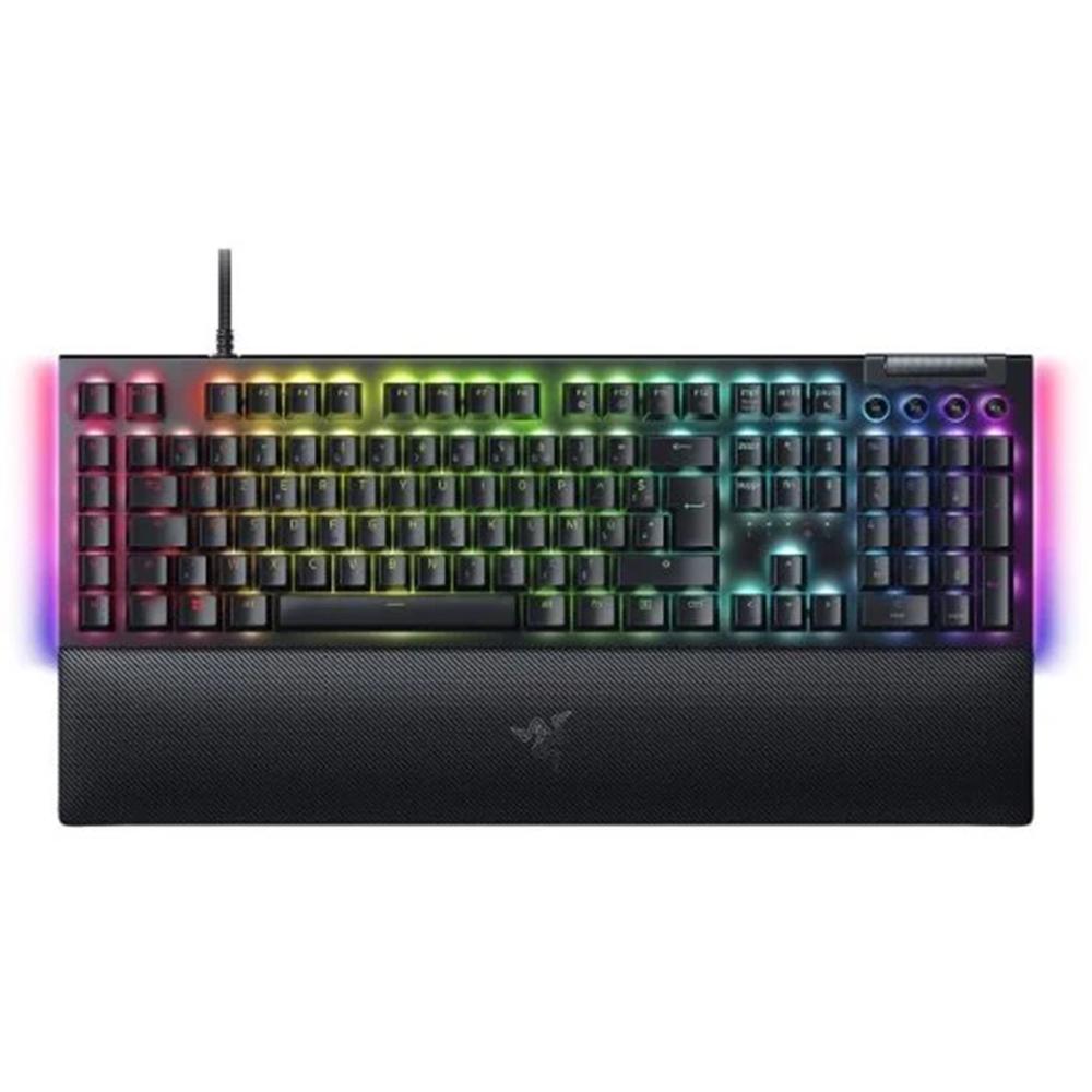 TECLADO RAZER BLACKWIDOW V4 GREEN SWITCH USB TIPO C USA