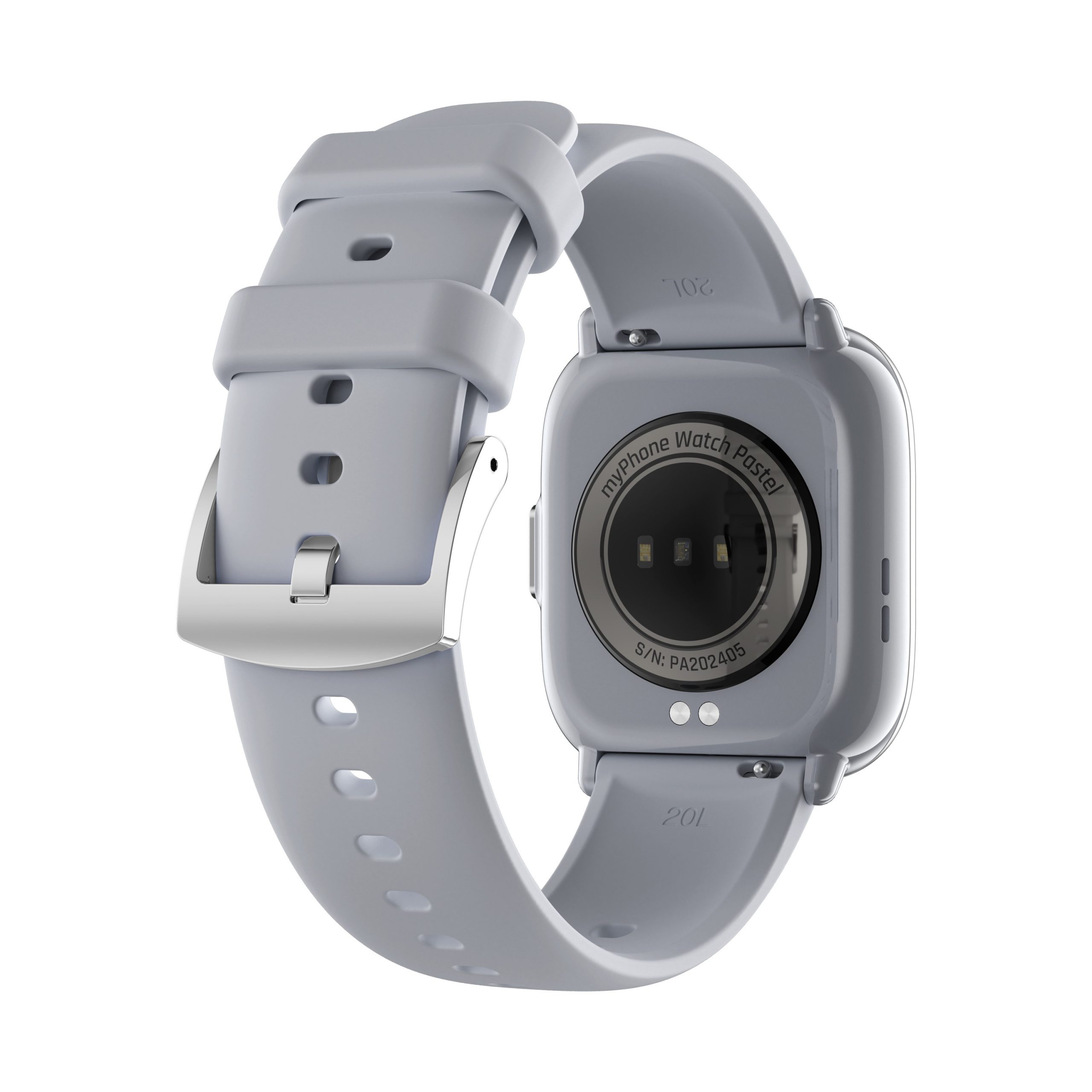 RELOJ SMARTWATCH MYPHONE PASTEL SILVER GRAY