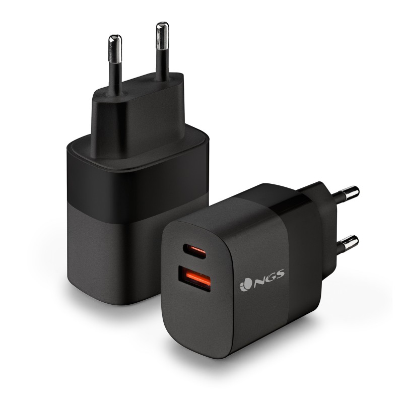 CARGADOR DE PARED NGS BUD33W 1X USB TIPO C 1X USB TIPO A