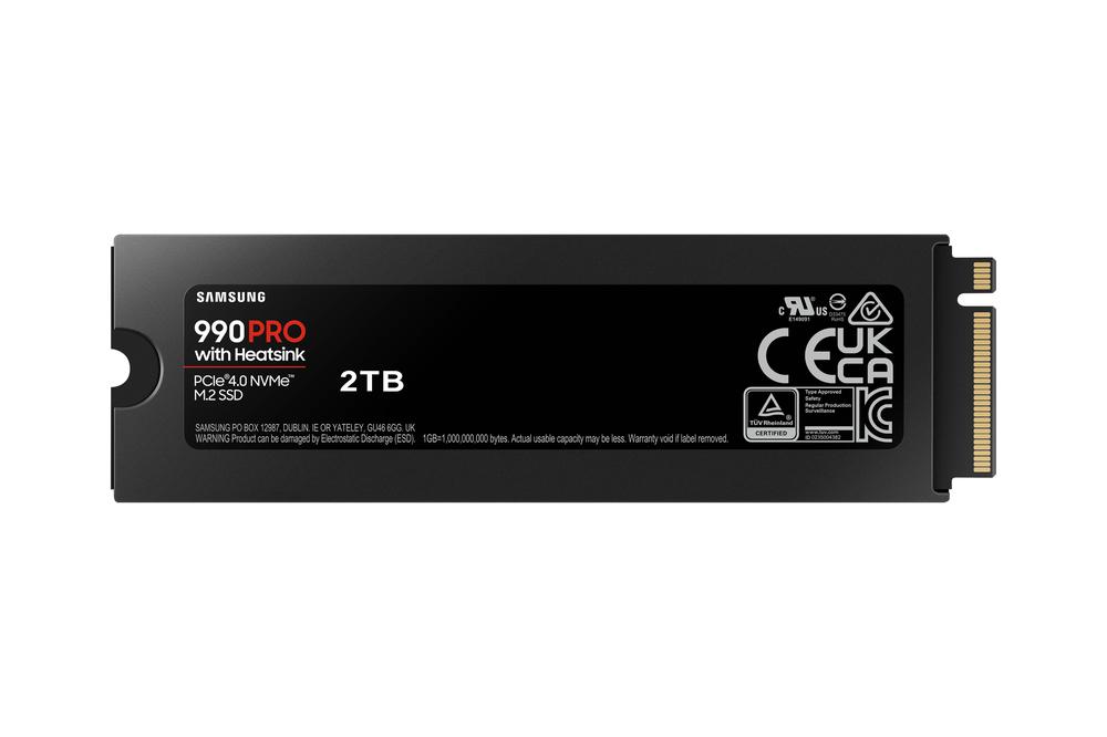 DISCO DURO INTERNO SOLIDO SSD SAMSUNG 990 PRO HEATSINK 2TB PCIE 4.0 NVME