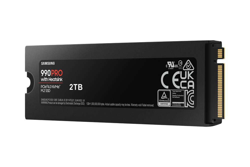 DISCO DURO INTERNO SOLIDO SSD SAMSUNG 990 PRO HEATSINK 2TB PCIE 4.0 NVME
