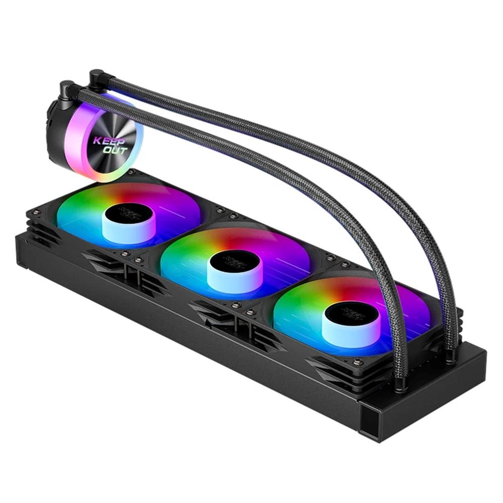 KIT REFRIGERACION LIQUIDA KEEP OUT XWC-360 ARGB 360MM NEGRO
