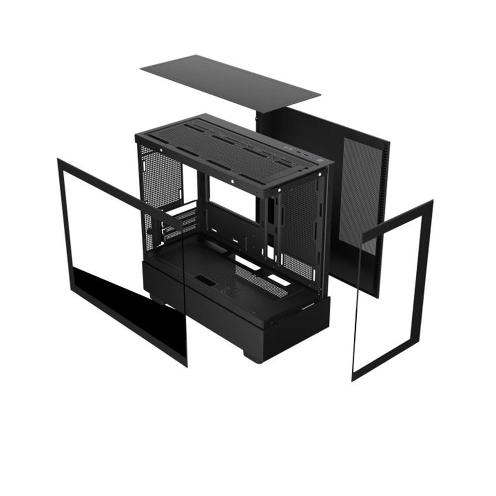 CAJA ORDENADOR GAMING KEEP OUT XC-301 GLASS MATX ARGB CRISTAL TEMPLADO NEGRO
