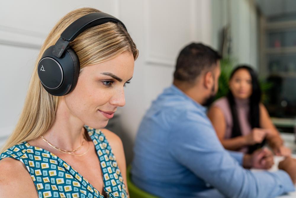 Auriculares Poly Voyager Surround 80 UC USB-C Headset + Adaptador USB-C/A