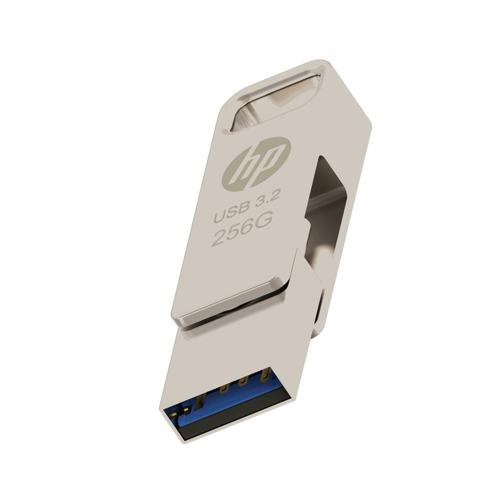 MEMORIA USB 3.2 / USB TIPO C HP X206C OTC 256GB METAL
