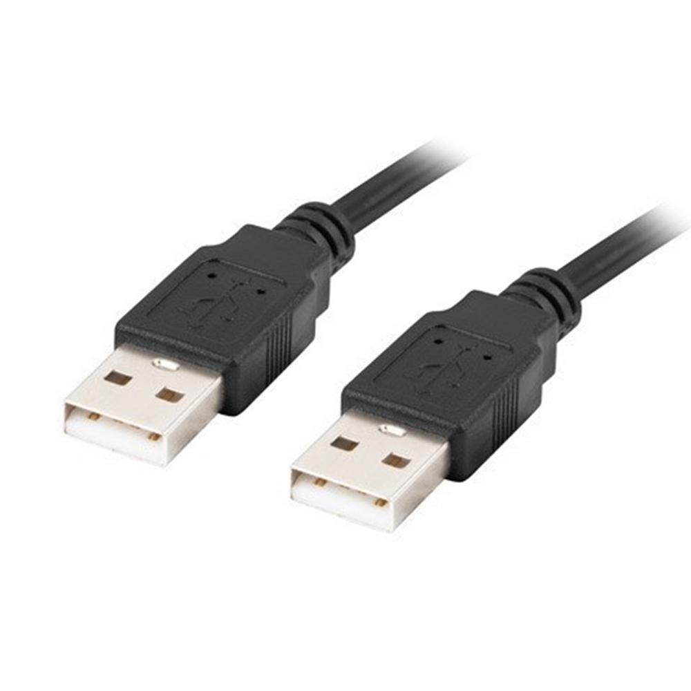 CABLE USB 2.0 LANBERG 0.5M / MACHO-MACHO / NEGRO