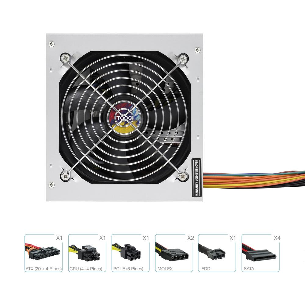 FUENTE ALIMENTACION TOOQ TQAPOLO-550SP ATX 550W
