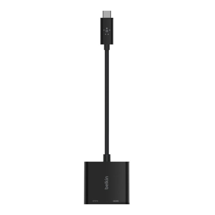 ADAPTADOR USB TIPO C A USB TIPO C / HDMI BELKIN MACHO-HEMBRA / NEGRO