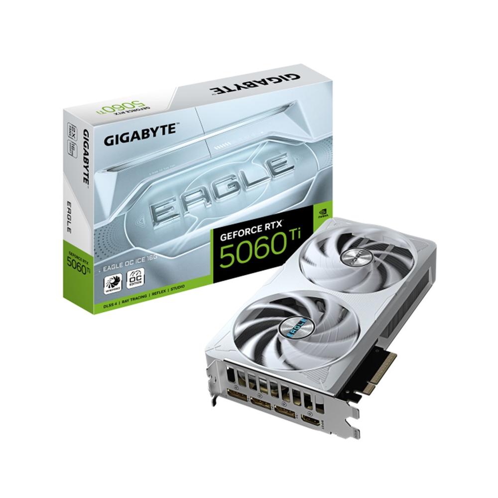 TARJETA GRAFICA GIGABYTE RTX 5060 TI EAGLE ICE OC 16GB GDDR7/ 3X DP/ 1X HDMI PCI EXPRESS 5.0