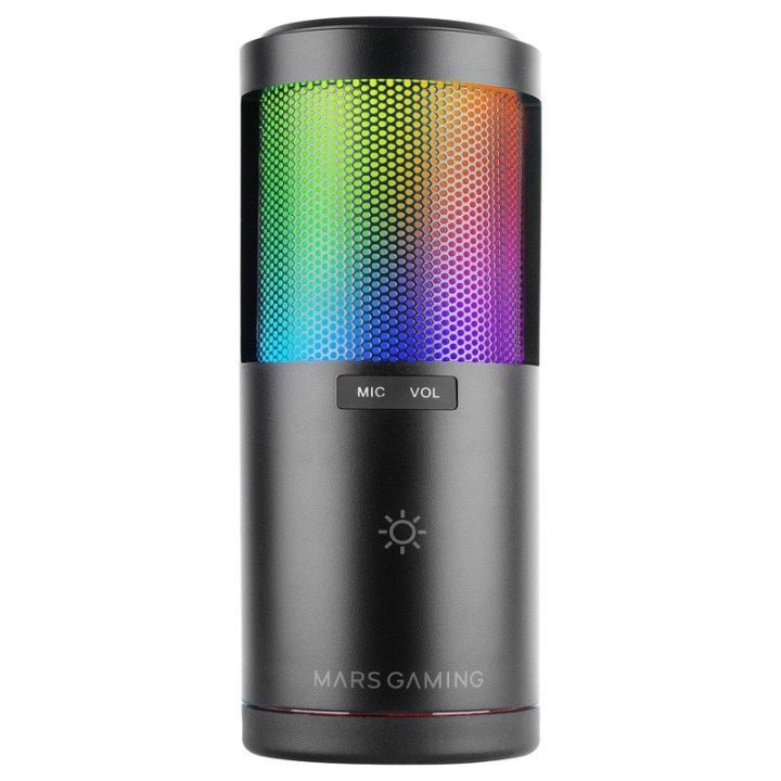 MICRFONO MARS GAMING MMICSC ARGB NEGRO