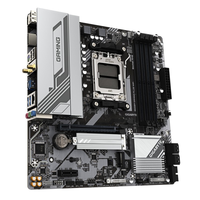 PLACA BASE GIGABYTE B650M GAMING PLUS WIFI AM5 4XDDR5