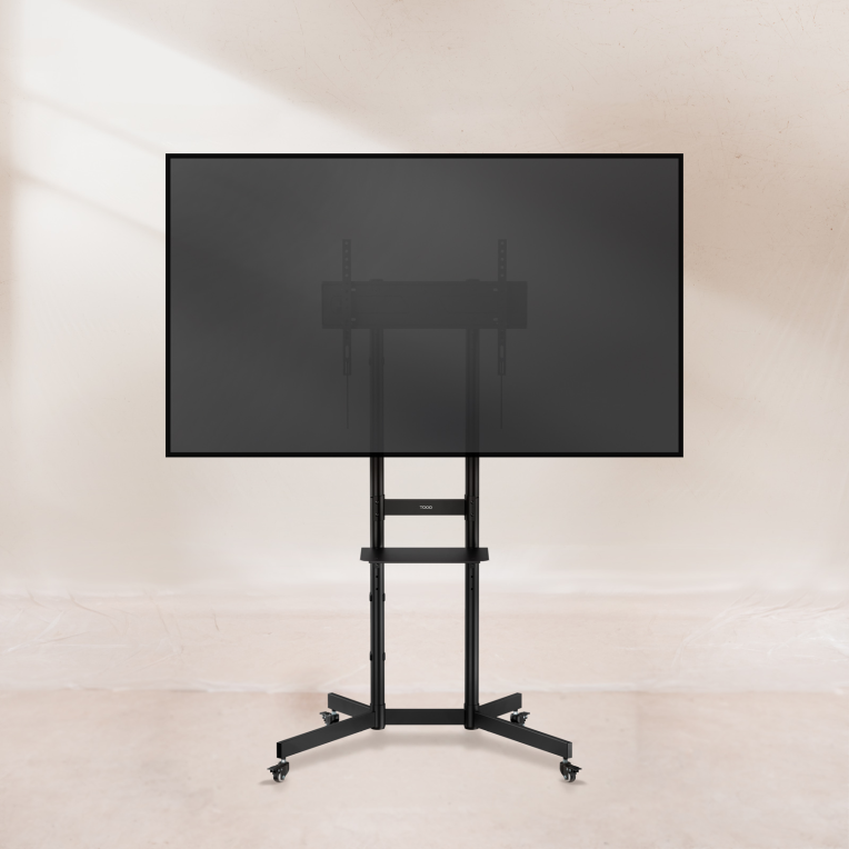 SOPORTE SUELO CON RUEDAS TOOQ VESA HASTA 70" 600X400MM MAX 70KG