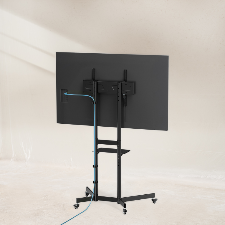 SOPORTE SUELO CON RUEDAS TOOQ VESA HASTA 70" 600X400MM MAX 70KG