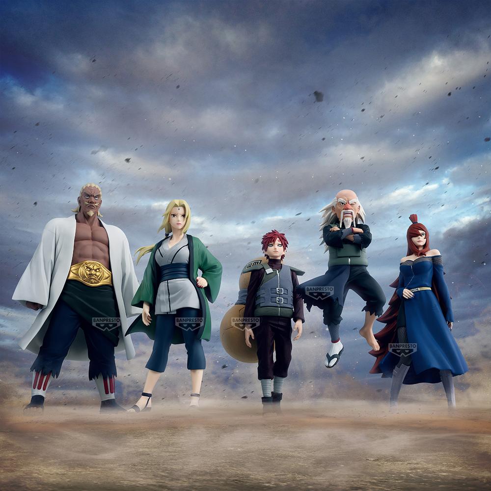 FIGURA BANPRESTO NARUTO SHIPPUDEN KAZEKAGE GAARA 17CM