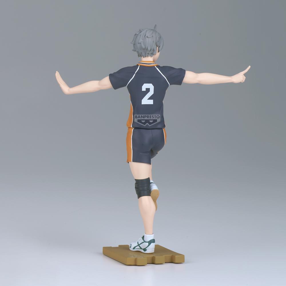 FIGURA BANPRESTO HAIKYU!! KOSHI SUGAWARA 14CM