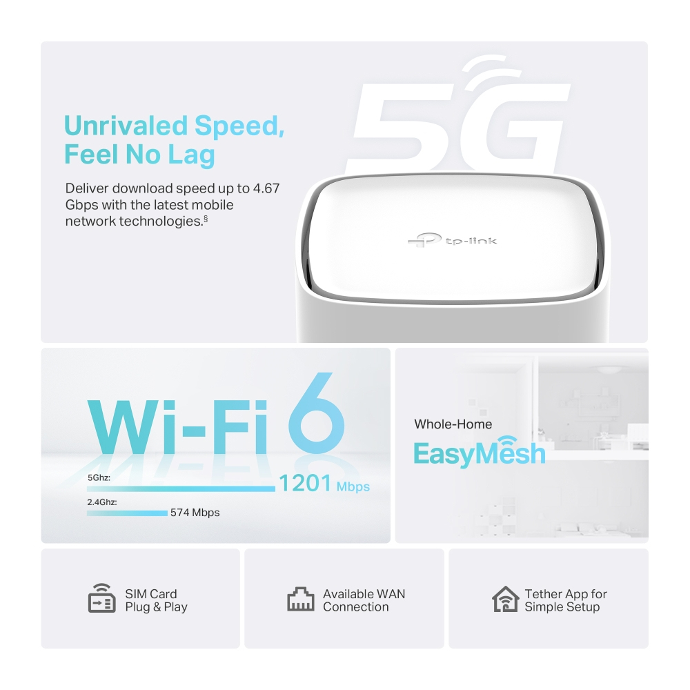 ROUTER 5G TP-LINK ARCHER NX210 AX1800