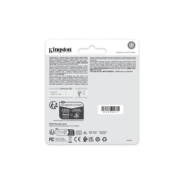 MEMORIA USB 3.2 KINGSTON 64GB IRONKEY LOCKER+50 G2