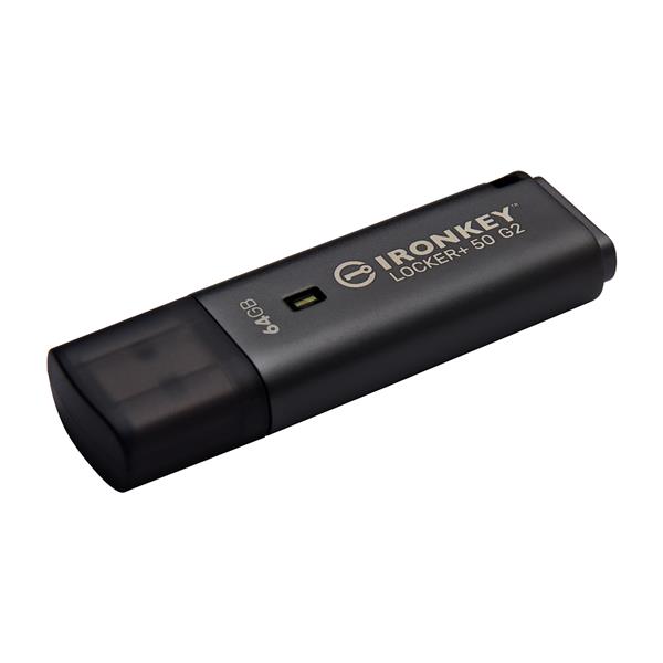 MEMORIA USB 3.2 KINGSTON 64GB IRONKEY LOCKER+50 G2