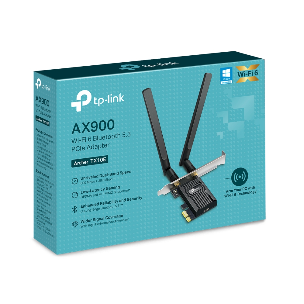 TARJETA RED WIFI TP-LINK ARCHER TX10E AX900