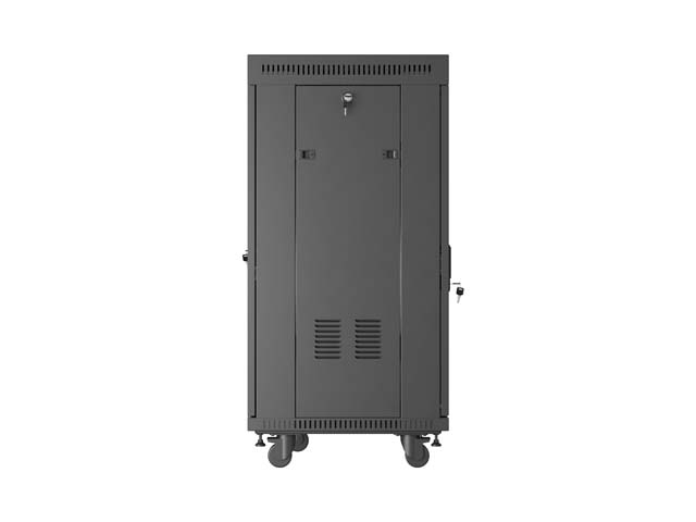 ARMARIO LANBERG RACK 19" 22U/ 600X600 FLAT PACK PUERTA CRISTAL CON LCD NEGRO