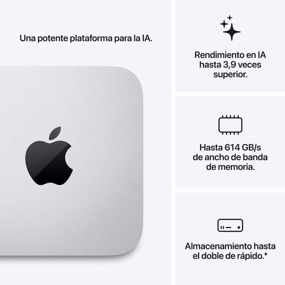 ORDENADOR APPLE MAC STUDIO M5 MAX/ CHIP M5 MAX 18C/ 36GB/ SSD 512GB/ GPU 32C