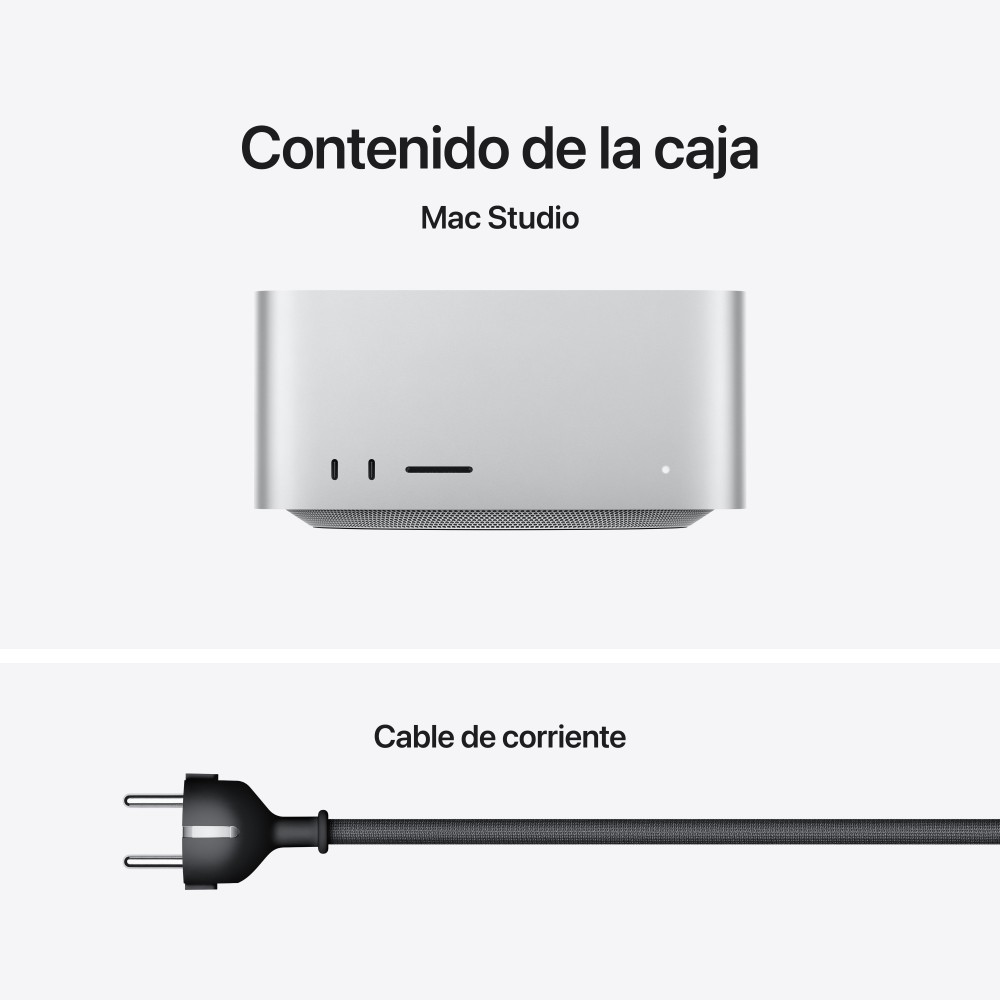 ORDENADOR APPLE MAC STUDIO M5 MAX/ CHIP M5 MAX 18C/ 36GB/ SSD 512GB/ GPU 32C