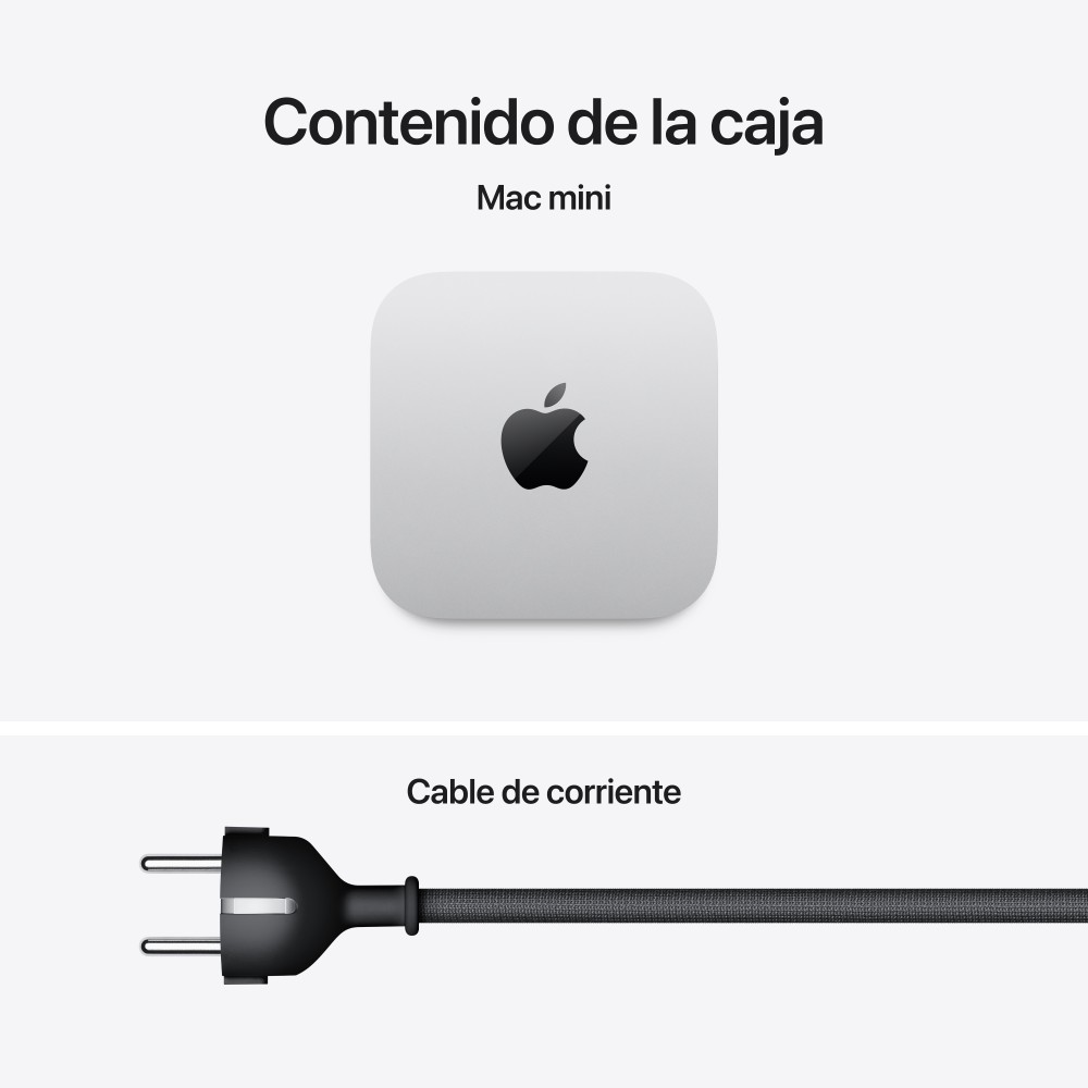 ORDENADOR APPLE MAC MINI SILVER M5 PRO/ CHIP M5 PRO 15C/ 24GB/ SSD 512GB/ GPU 16C