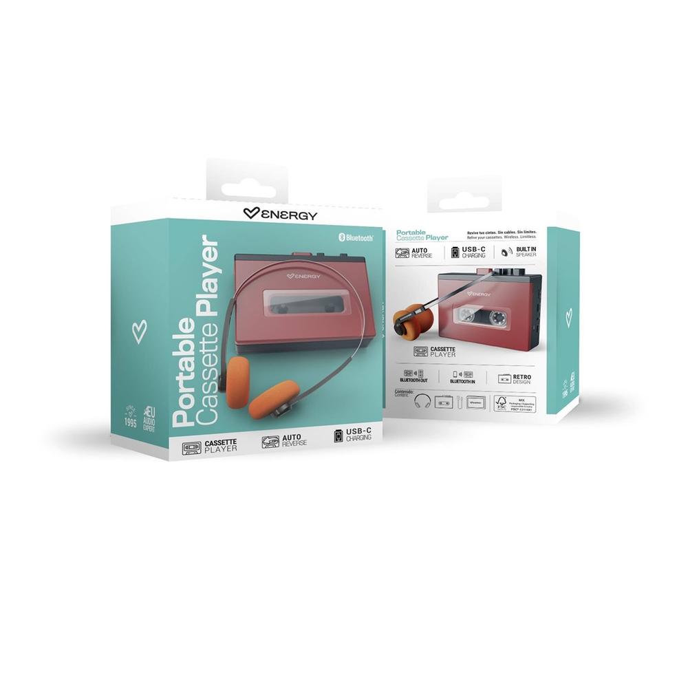 REPRODUCTOR CASSETTE PORTATIL ENERGY SISTEM PORTABLE CASSETE PLAYER