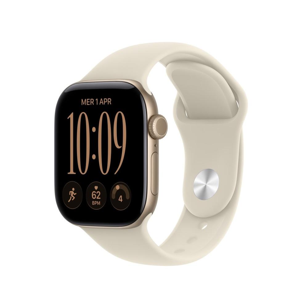 SMARTWATCH APPLE WATCH S12 GPS 42MM LIGHT GOLD ALUMINIUM CASE WITH SAND SPORT BAND S/M