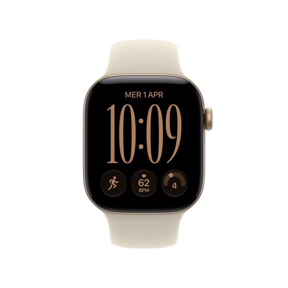 SMARTWATCH APPLE WATCH S12 GPS 42MM LIGHT GOLD ALUMINIUM CASE WITH SAND SPORT BAND S/M