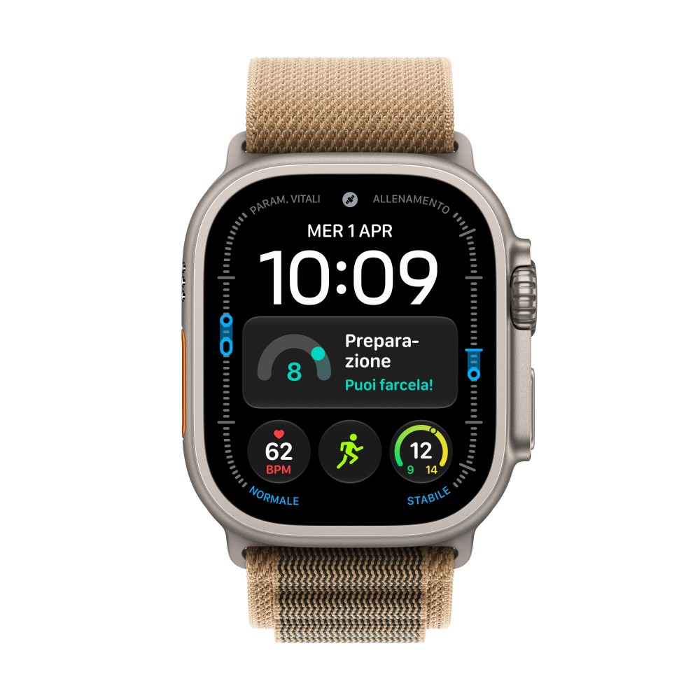 SMARTWATCH APPLE WATCH U4 GPS+CELL 49MM NATURAL TITANIUM CASE WITH DESERT ALPINE LOOP L