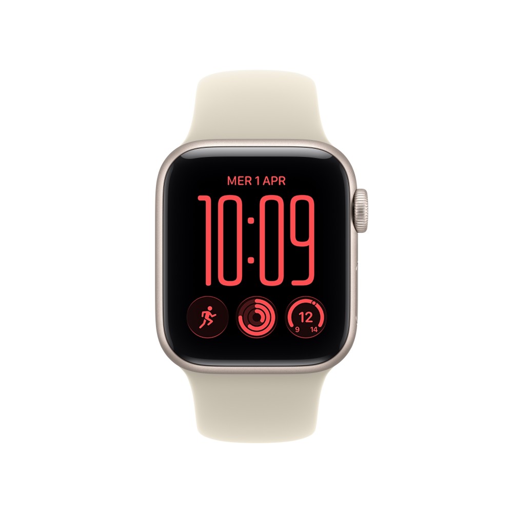 SMARTWATCH APPLE WATCH SE 3 GPS 40MM STARLIGHT ALUMINIUM CASE WITH SAND SPORT BAND M/L