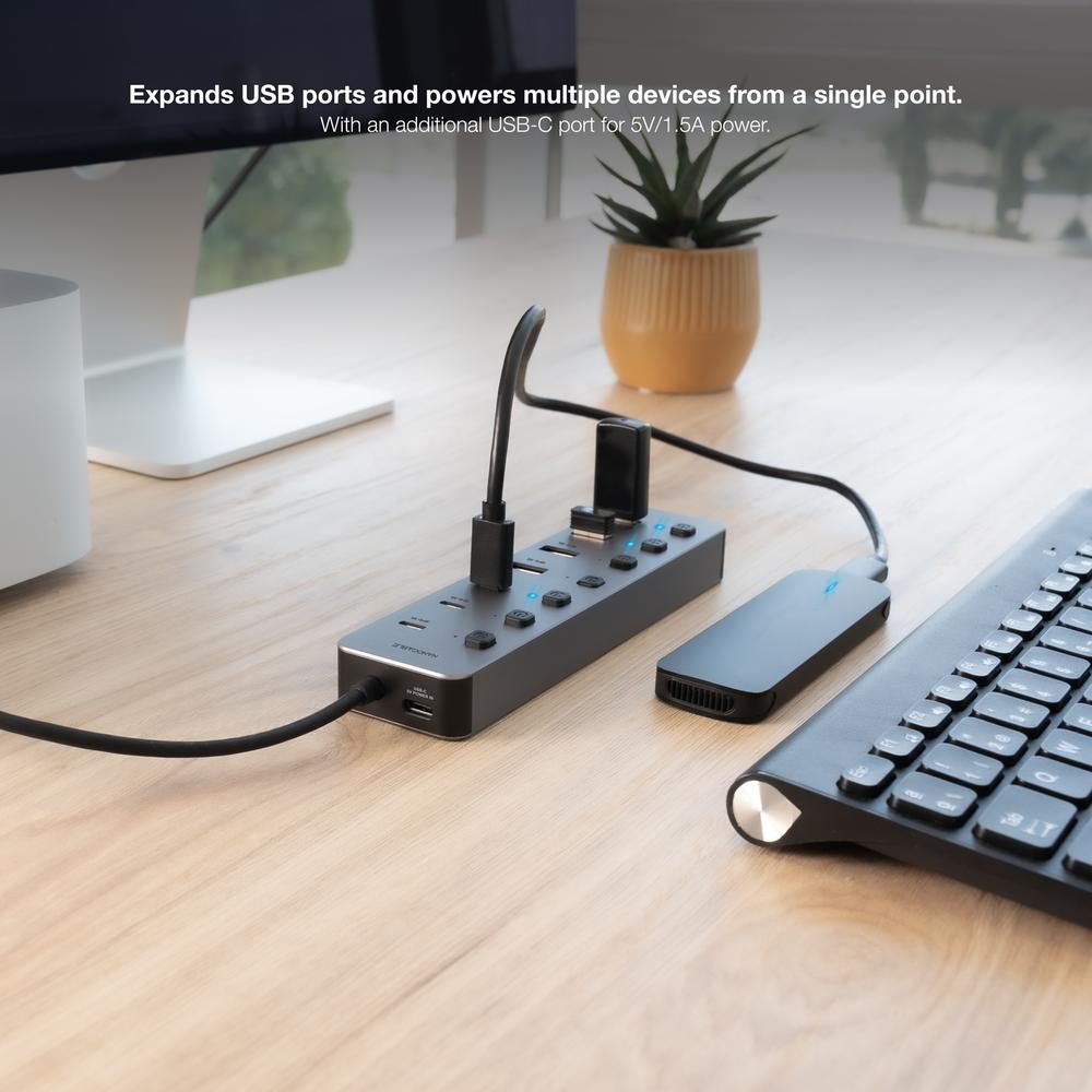 HUB NANOCABLE USB-C/A 4xUSB-A+3USB-C+USB-C 5V