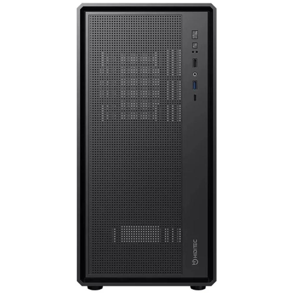 CAJA ORDENADOR GAMING HIDITEC H4 AIR ATX CRISTAL TEMPLADO NEGRO