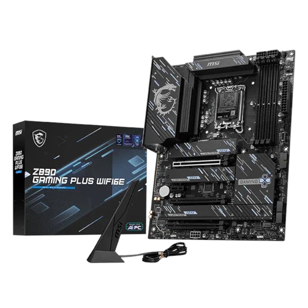 PLACA BASE MSI Z890 GAMING PLUS WIFI6E LGA1851 ATX/ 4X DDR5