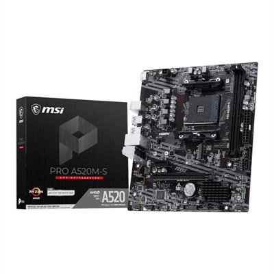 PLACA BASE MSI PRO A520M-S AM4 MATX/ 2X DDR4