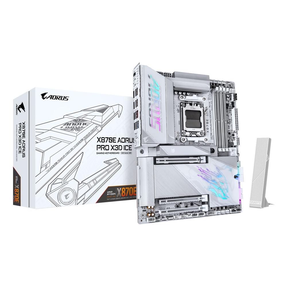 PLACA BASE GIGABYTE X870E A PRO X3D ICE AM5 ATX/ 4X DDR5
