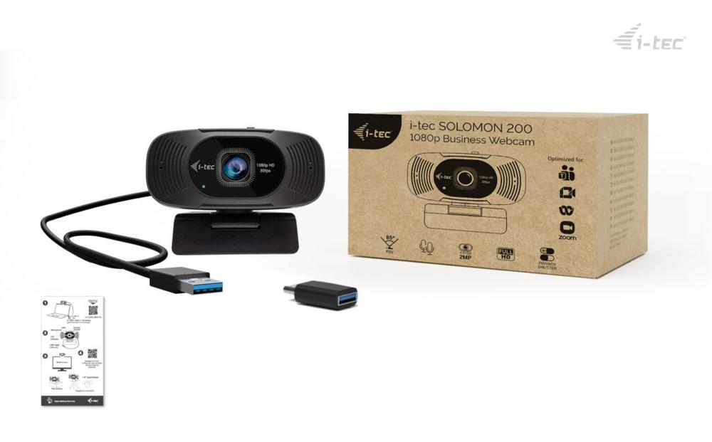 WEBCAM I-TEC SOLOMON 200 FHD 2MPX